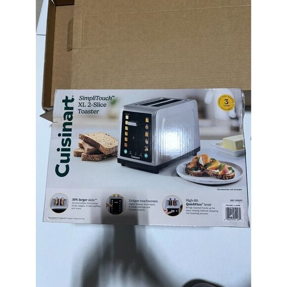 Cuisinart SimpliTouch XL Color Touchscreen 2-Slice Toaster - Picture 3 of 6